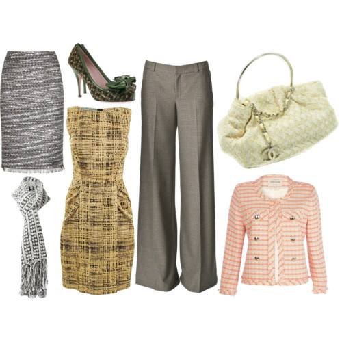 tweed: como vestir en invierno